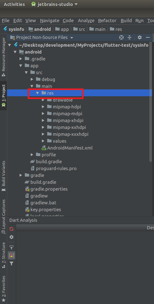 Android Studio - RES Folder Android Studio - RES Folder