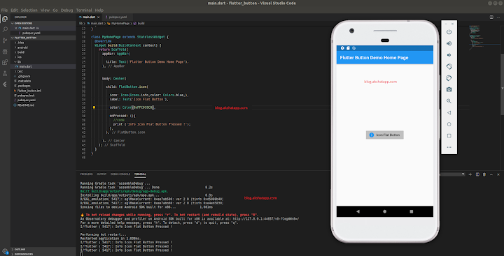 FlatButton.icon Constructor