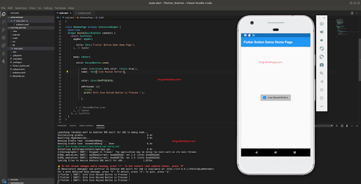 RaisedButton.icon Constructor