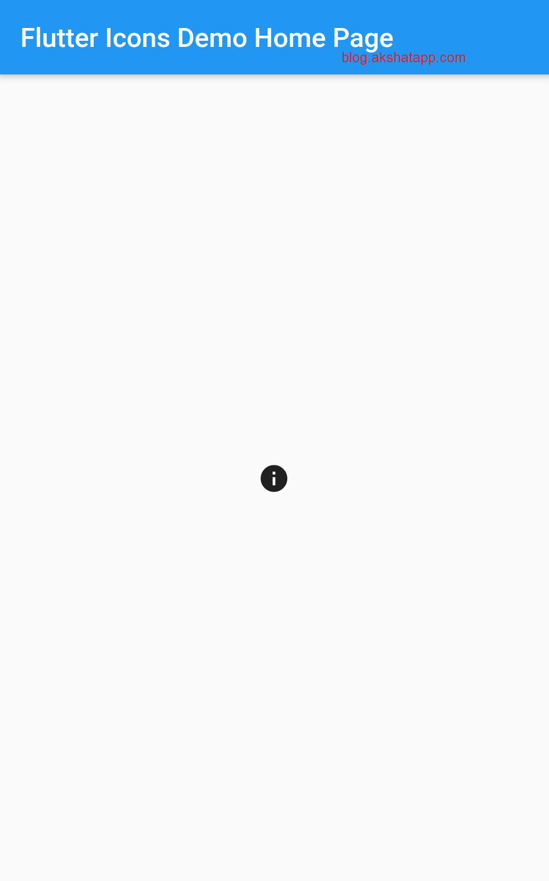 Flutter Info Icon UI